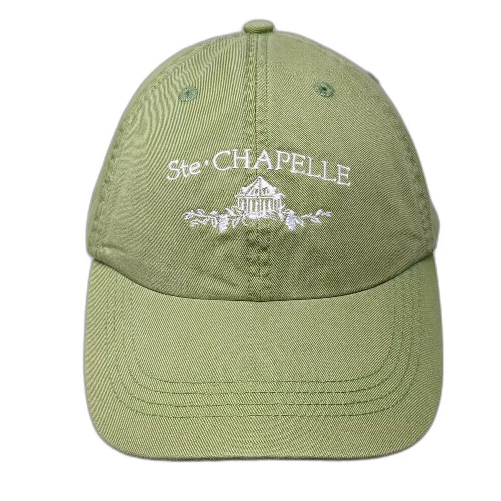 Alternative Apparel Baseball Cap Green OS Hat Ste-Chapelle Winery Idaho Cotton